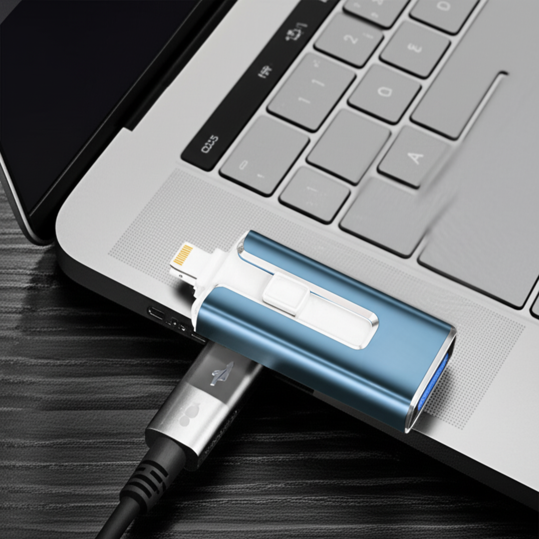 USB Drive | Additional Storage | Multi-Port File Transfer | SnapStick