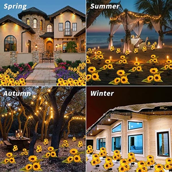 RamaraSun™ Solar Sunflowers — Illuminate Your Nights with Effortless, Enchanting Garden Magic