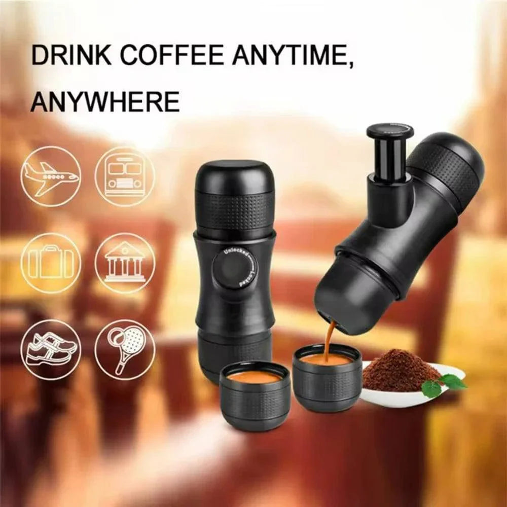 Travel Espresso Maker – Manual and Portable Coffee Brewer