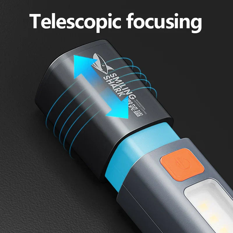 Mini LED Flashlight with Hook - Ultra Bright Portable Light