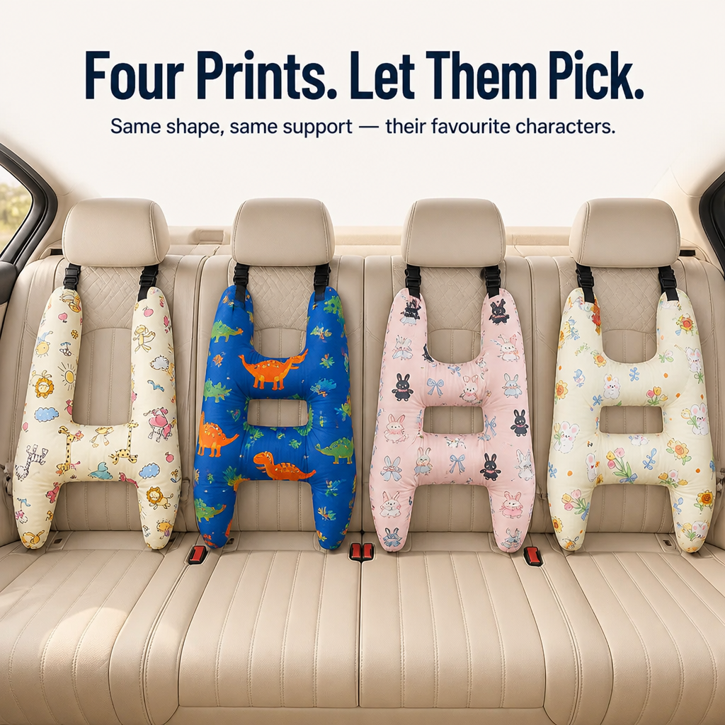 SnugNest™ Car Pillow — Turn Every Trip into Your Child’s Calmest, Coziest Adventure