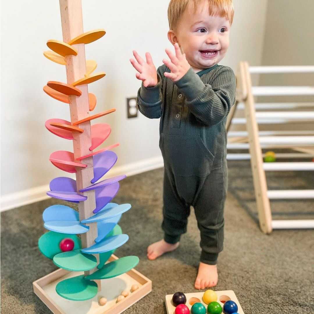 Montessori Ball Rain – Colorful Sound Play Activity