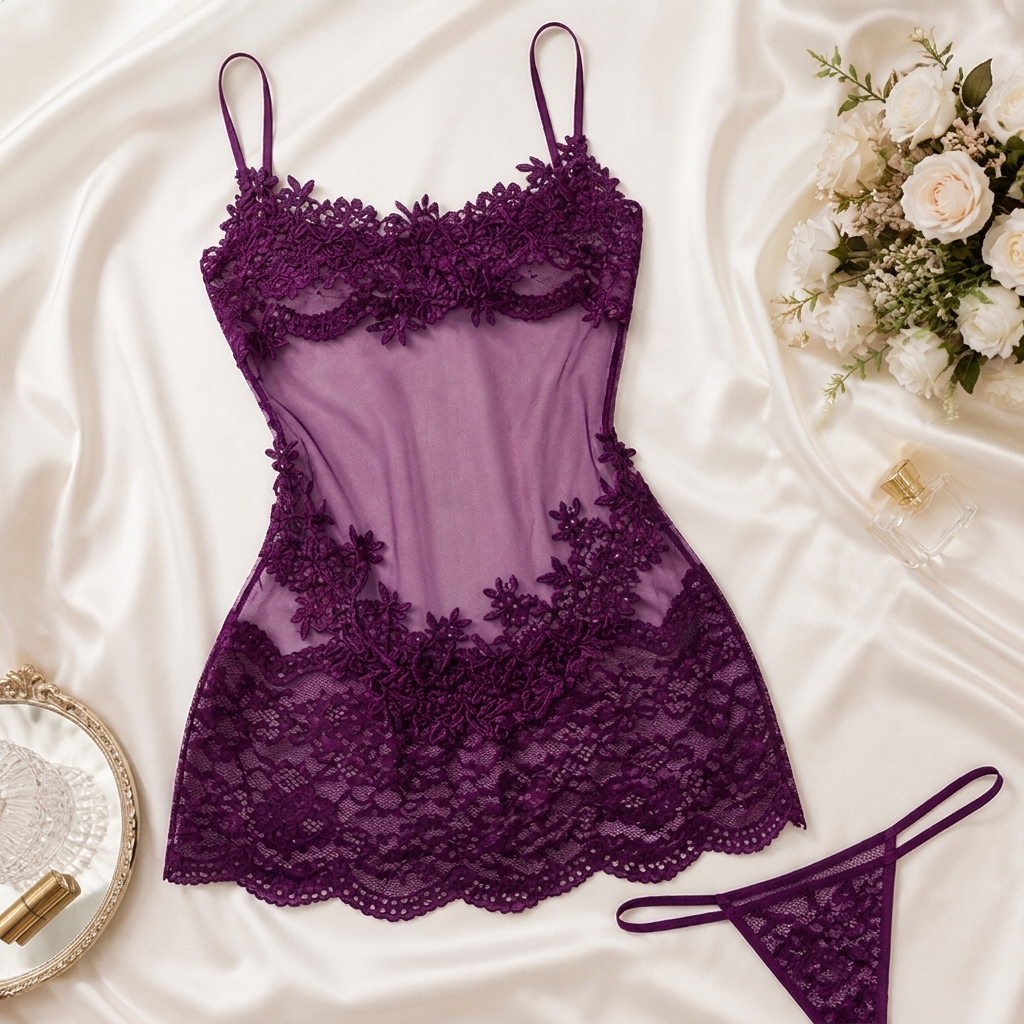 NoctisLuxe™ Lace Illusion Dress — Unleash Your Inner Goddess with Effortless Seductive Comfort