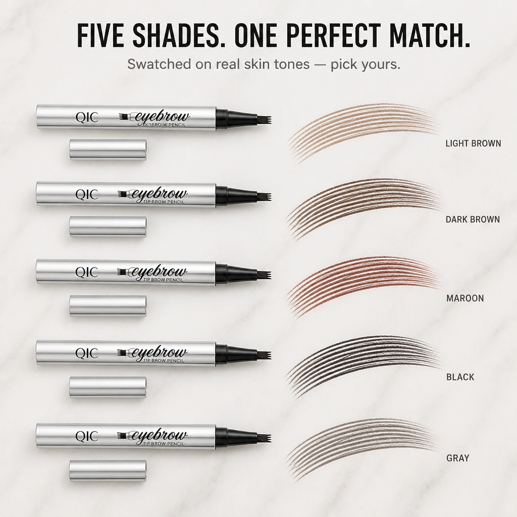 MirraLuxe™ Precision Brow Pencil — Silk-Smooth, Pain-Free Brows That Stay Perfect All Day
