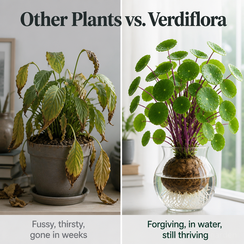 Verdiflora™ — Grow a Striking Living Sculpture You Can't Kill | Water Once Every 2 Weeks