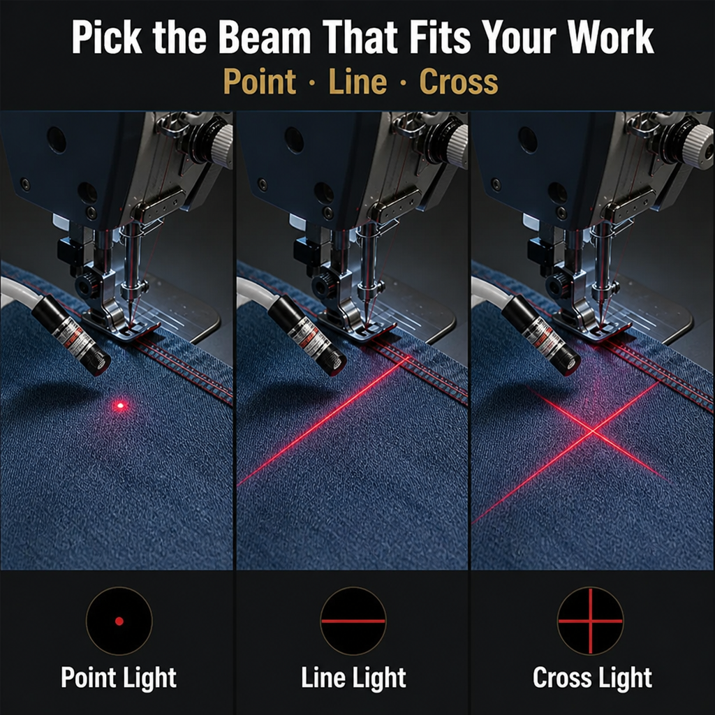 LumiLine™ — Stitch a Dead-Straight Line on Any Machine Without Chalk