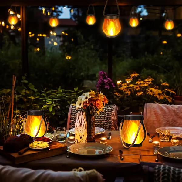 LumaFlick™ — Ignite Cozy Nights with Safe, Stunning Solar Firelight
