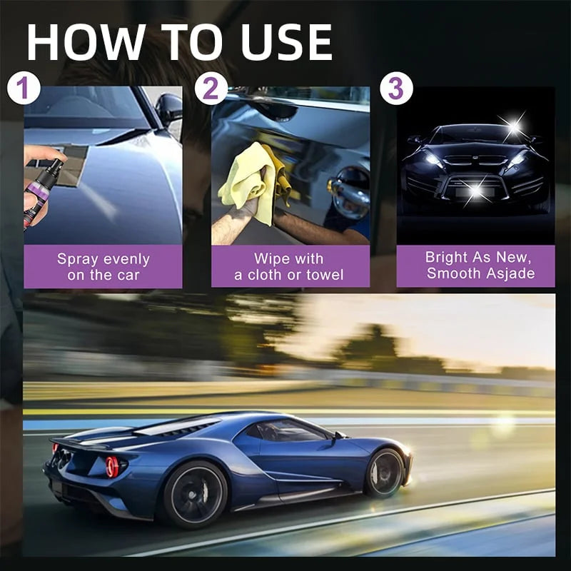 HydraShield™ — Instant Showroom Shine That Repairs and Protects Without Water or Effort