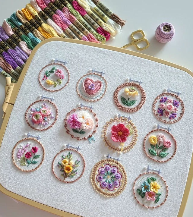 BlossomCraft™ Floral Embroidery Kit — Unleash Your Creativity and Brighten Every Room with Handmade Blooms