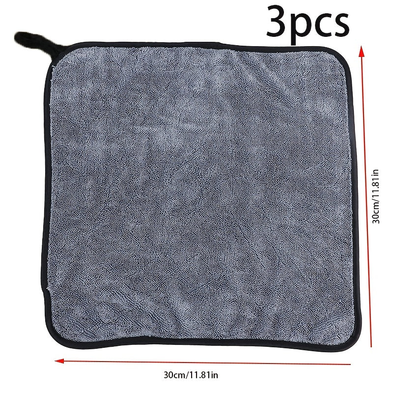 Set of 3 Microfiber Cleaning Cloths