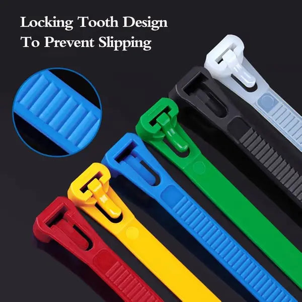 Reusable Cable Ties for Easy Organization – Strong Hold and Flexibility