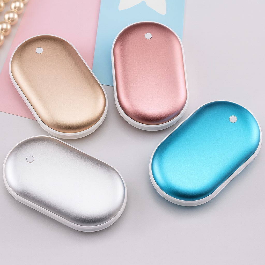 Pocket Heater | Electric Hand Warmer with Power Bank | 3 Heating Settings | HandHimmel