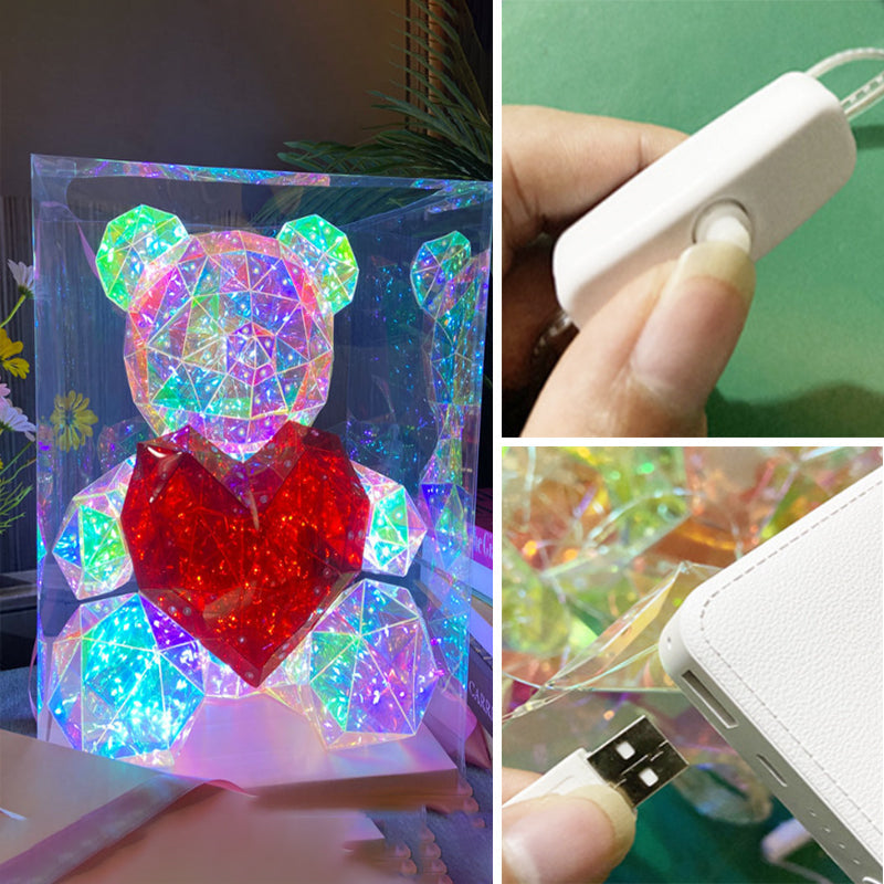 Glow-in-the-Dark Cuddly Bear – A Heartwarming Plush Toy