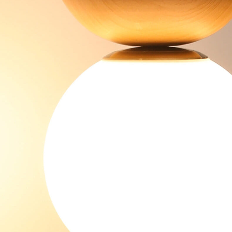 Glass Sphere Ceiling Lamp
