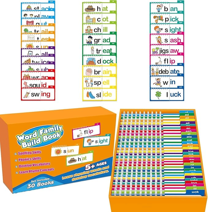 BrightSteps™ Word Family Flip Books — Ignite Your Child’s Joy and Confidence in Reading Every Flip