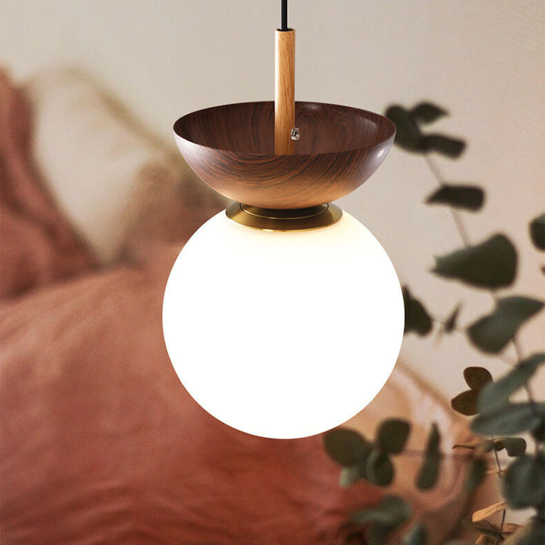 Glass Sphere Ceiling Lamp