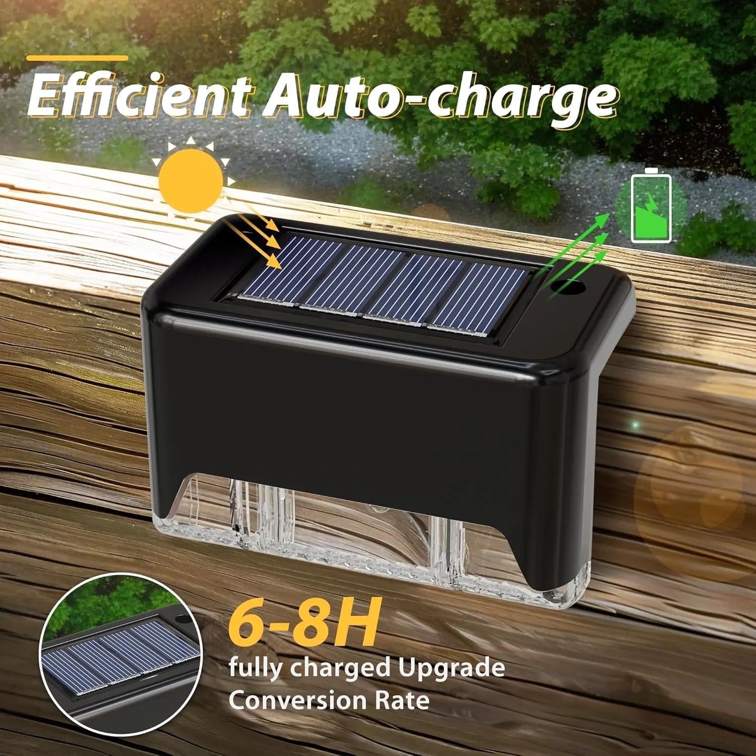 4-Piece Solar Patio Lighting Set – Weather-Resistant Outdoor Lights