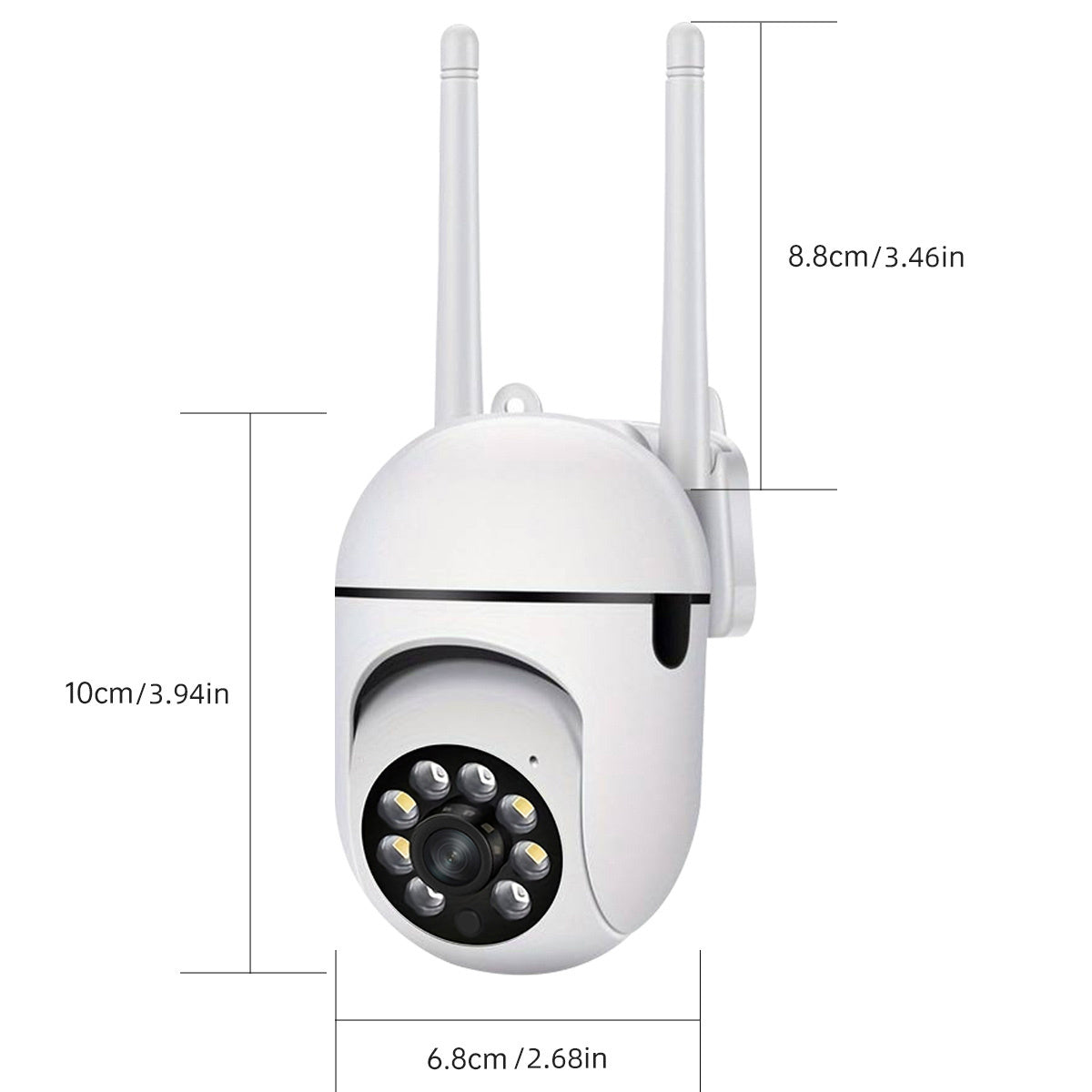 2.4 GHz PTZ WiFi Security Camera