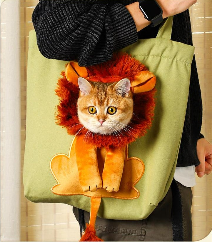 PawMajesty™ Shoulder Carrier — Carry Your Tiny Pet in Comfort, Style, and Freedom
