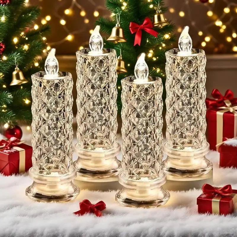 Crystal Glow LED Candles – Radiant Light Moments for the Holiday Season
