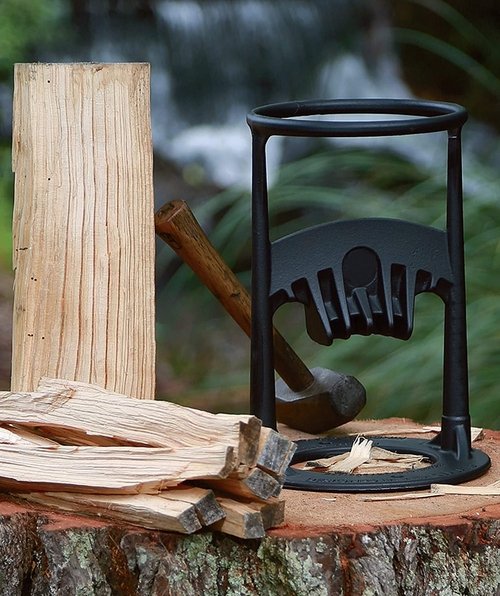 TimberGuard™ — Split Firewood Safely and Effortlessly Without Lifting a Finger