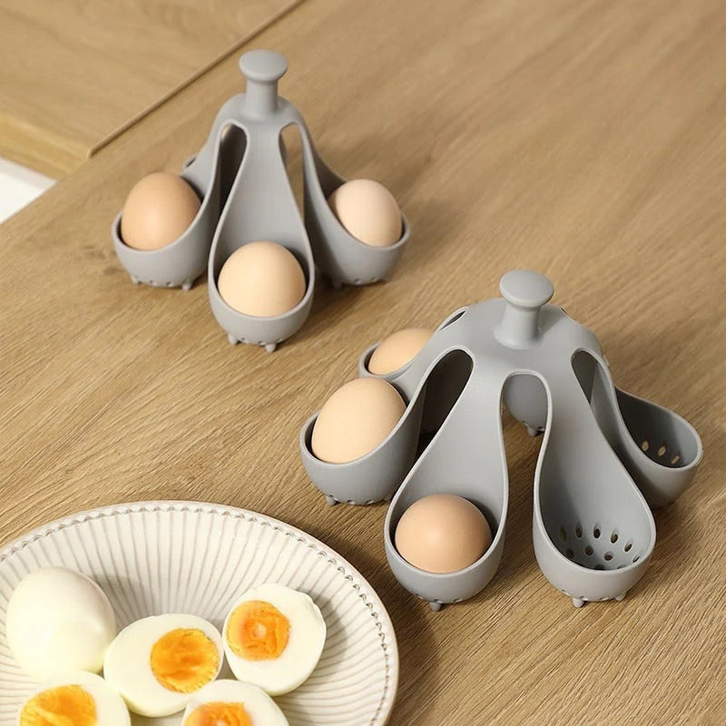 Silicone Egg Cooker for Perfectly Boiled Eggs – Stress-Free Cooking