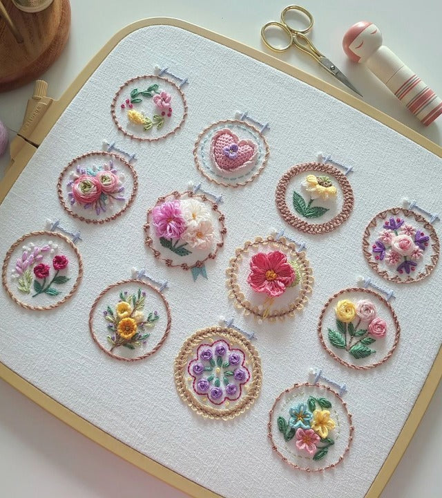 BlossomCraft™ — Transform Stress into Stunning Floral Art with Every Soothing Stitch