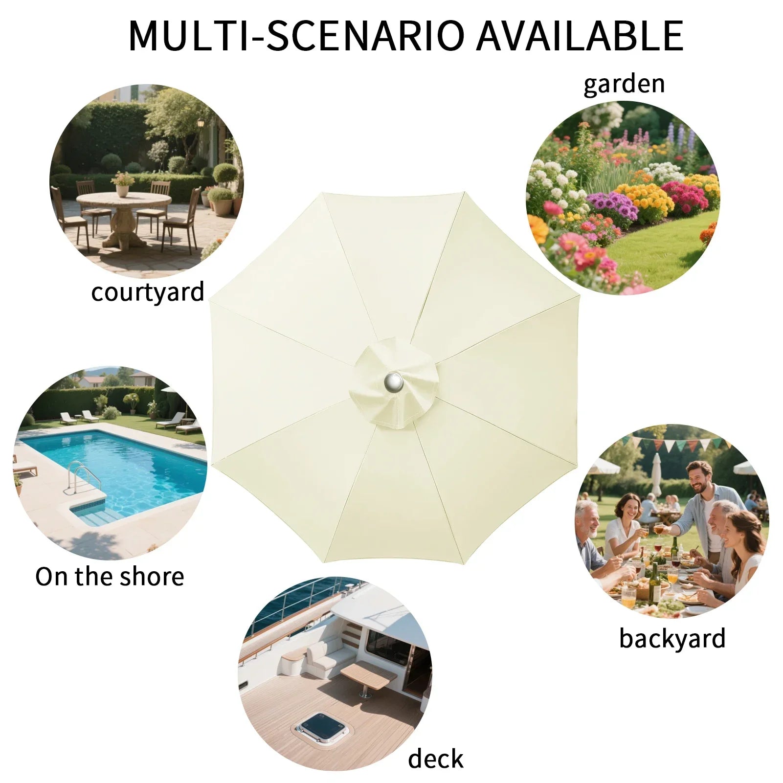 Sunshade Canopy | Water-Resistant Weather Shield | Ventilation Slot | TerraShade