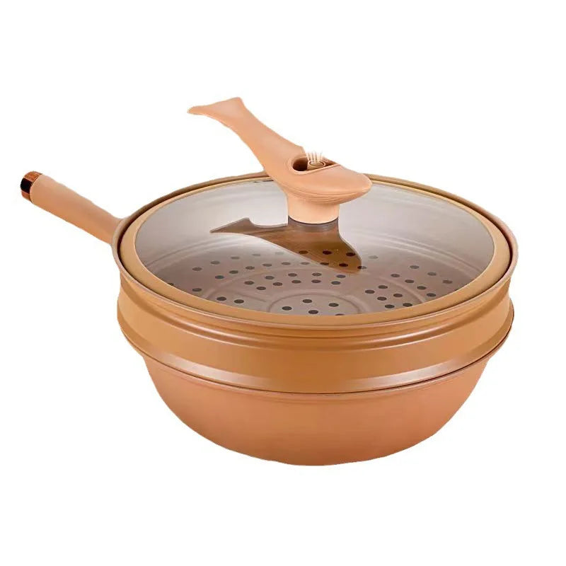 SizzlePro™ Wok — Effortless Flavor-Packed Meals that Save You Time and Kitchen Space