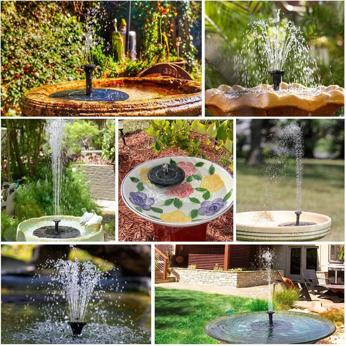 AquaLuxe™ Solar Fountain — Transform Your Garden into a Serene Wildlife Oasis Instantly