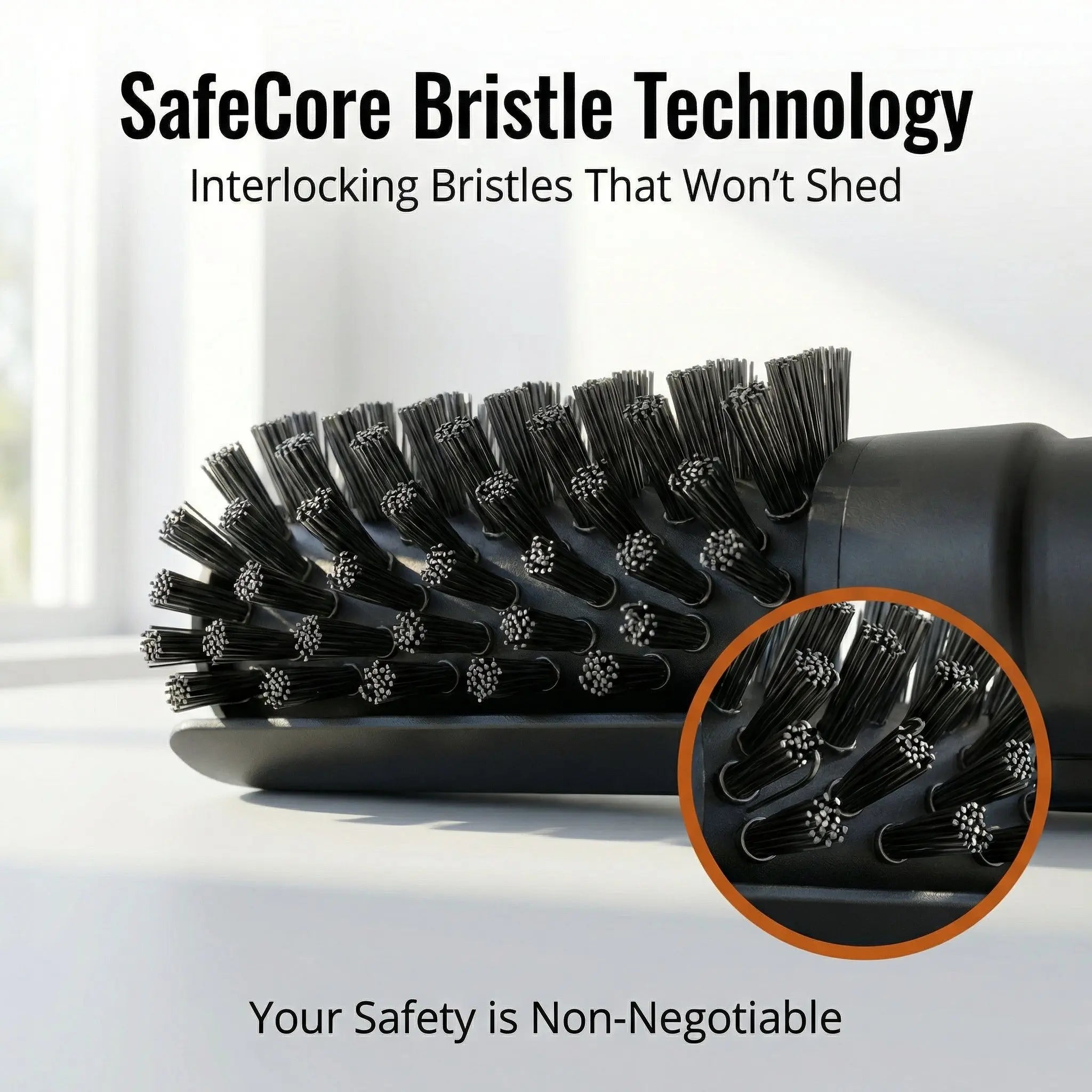 Grill Scrubber with Swiveling Head | Quick Grill Cleaning | Safe Bristle Design | GrillPro