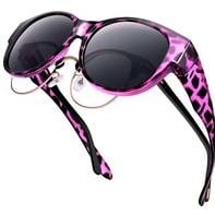 Oversized Cat-Eye Sunglasses with UV400 Polarized Lenses