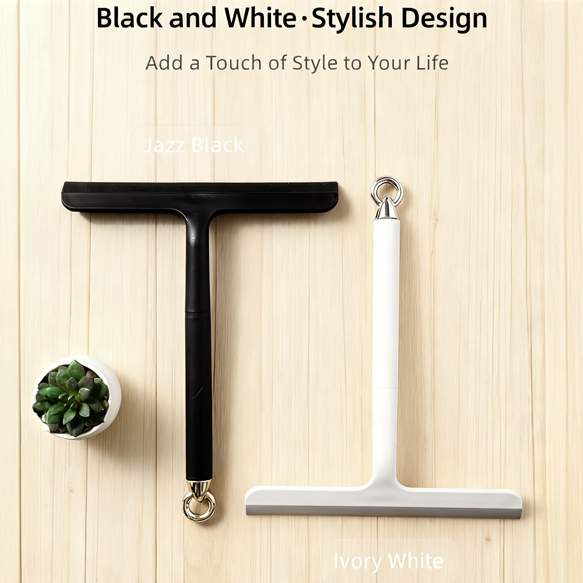 Silicone Shower Squeegee with 24 cm Blade Width