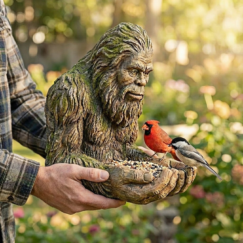 Enchant Your Garden with Magical Bird Harmony and Mysterious Calm