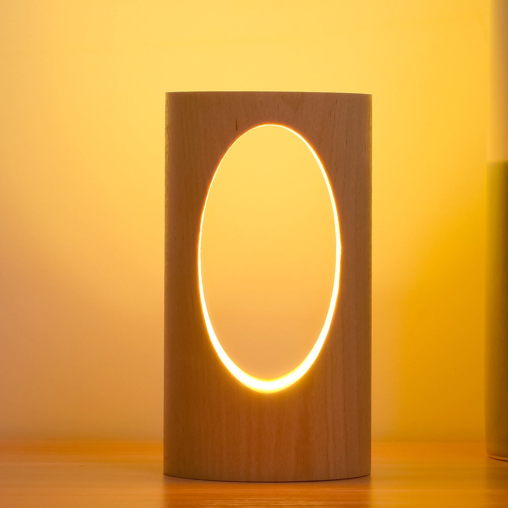 Wooden LED Desk Lamp