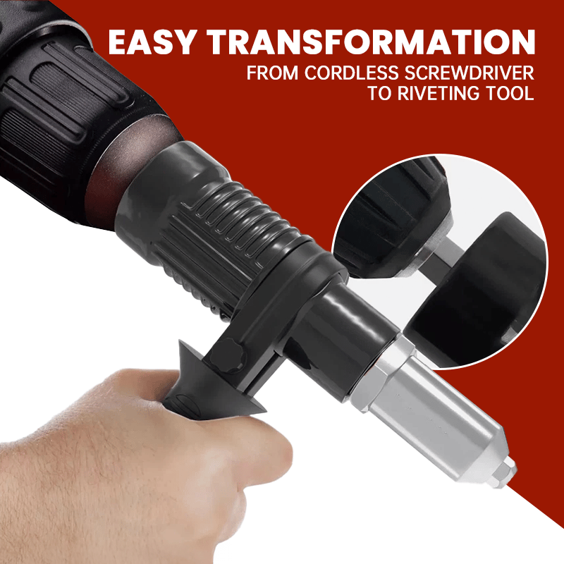 Transform Your Power Drill into a Precision Tool for Effortless Riveting