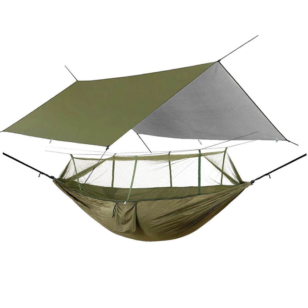 Hammock for Camping with Mosquito Net and Rainfly Choices