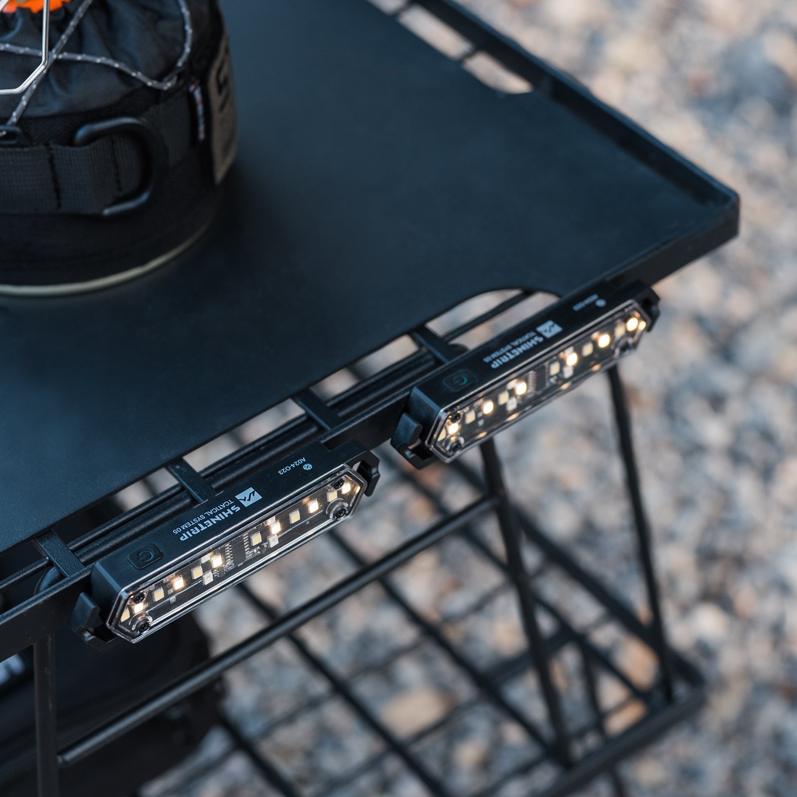 Rechargeable Camping Rope Light Kit with Clips, Type-C Charging
