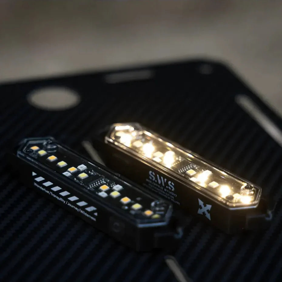 Rechargeable Camping Rope Light Kit with Clips, Type-C Charging
