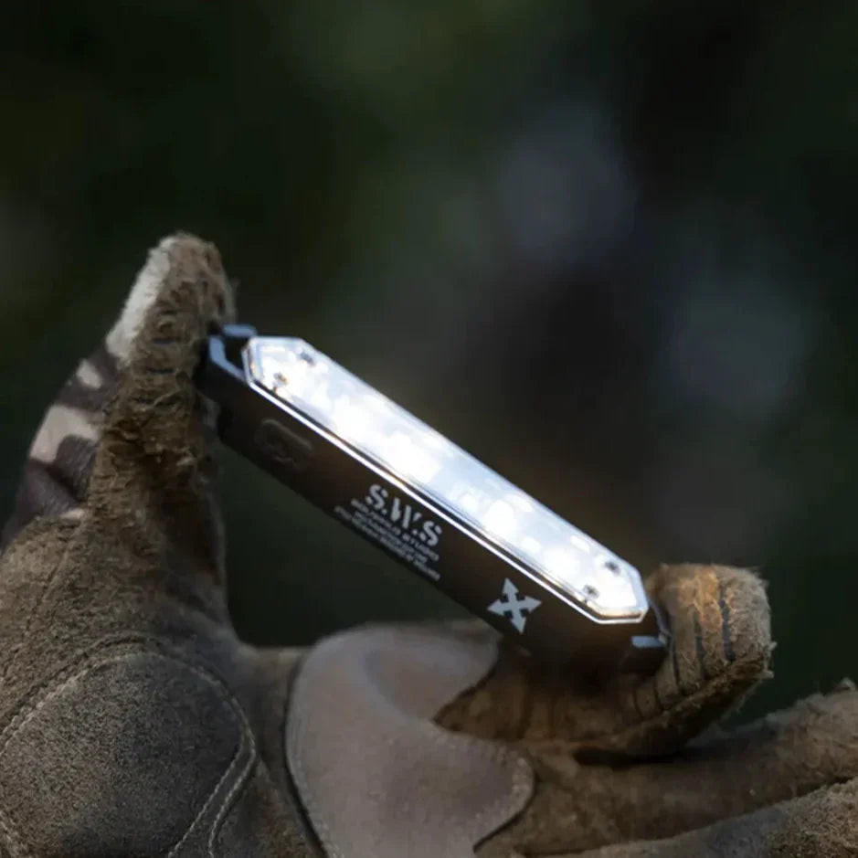 Rechargeable Camping Rope Light Kit with Clips, Type-C Charging