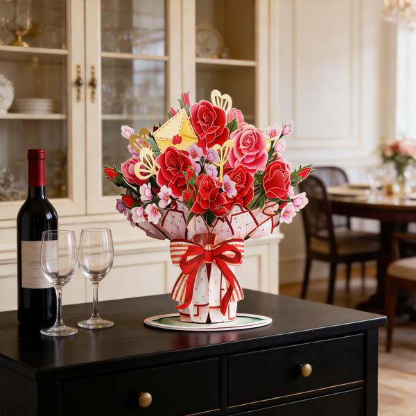 3D Pop-Up Card – Transforms Emotions into Unforgettable, Vivid Love