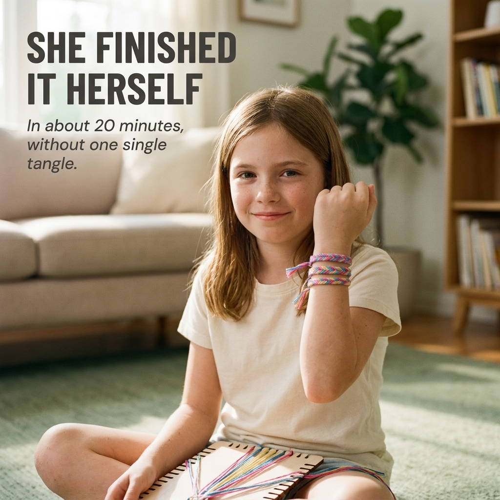 VivaBraids™ — Make Tangle-Free Friendship Bracelets She'll Actually Finish