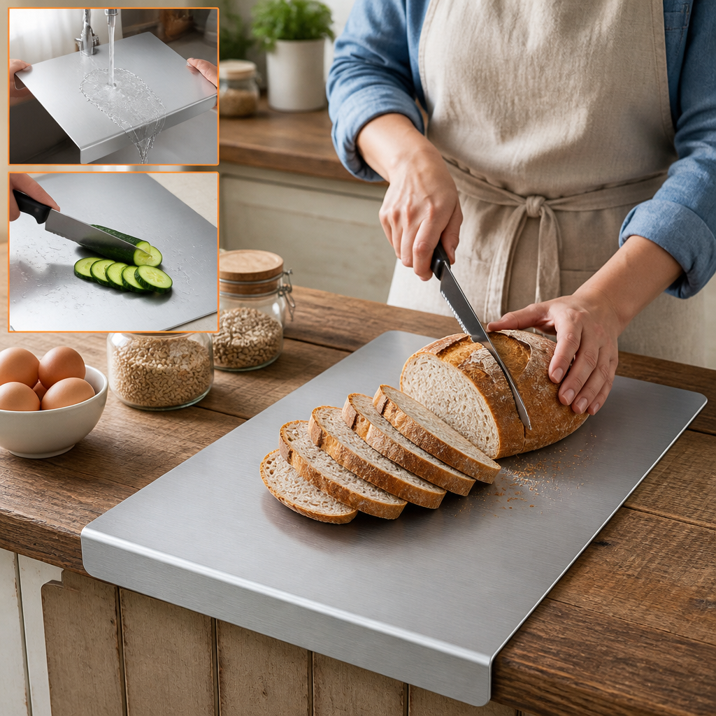 SteelPure™ — Replace Three Smelly Boards With One That Rinses Clean