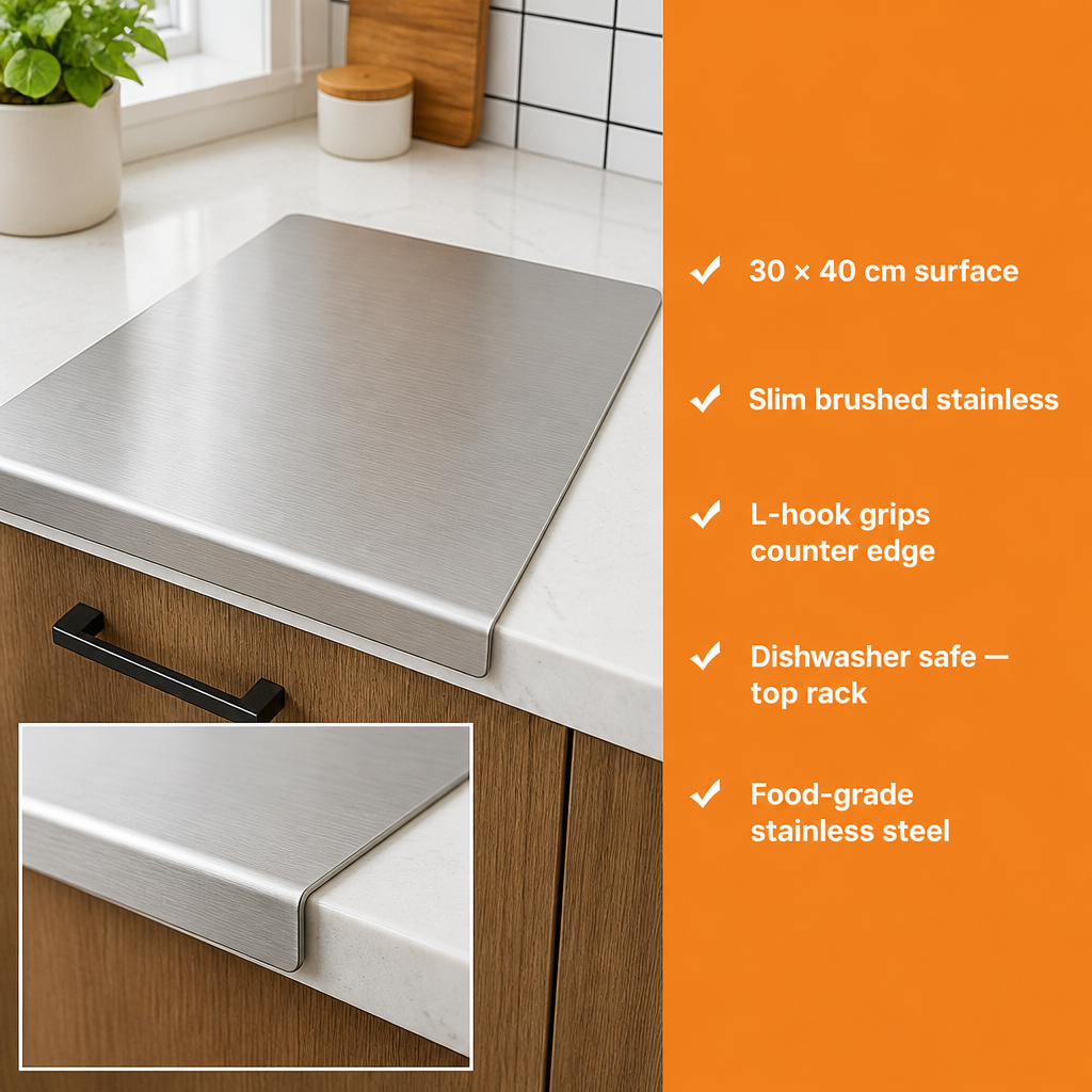 SteelPure™ — Replace Three Smelly Boards With One That Rinses Clean