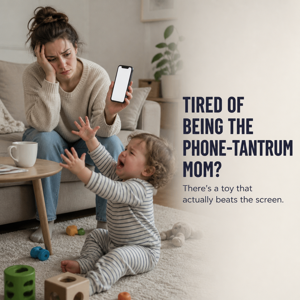 SparkJoy™ — Trade the Phone Tantrum for 30 Minutes of Quiet Play
