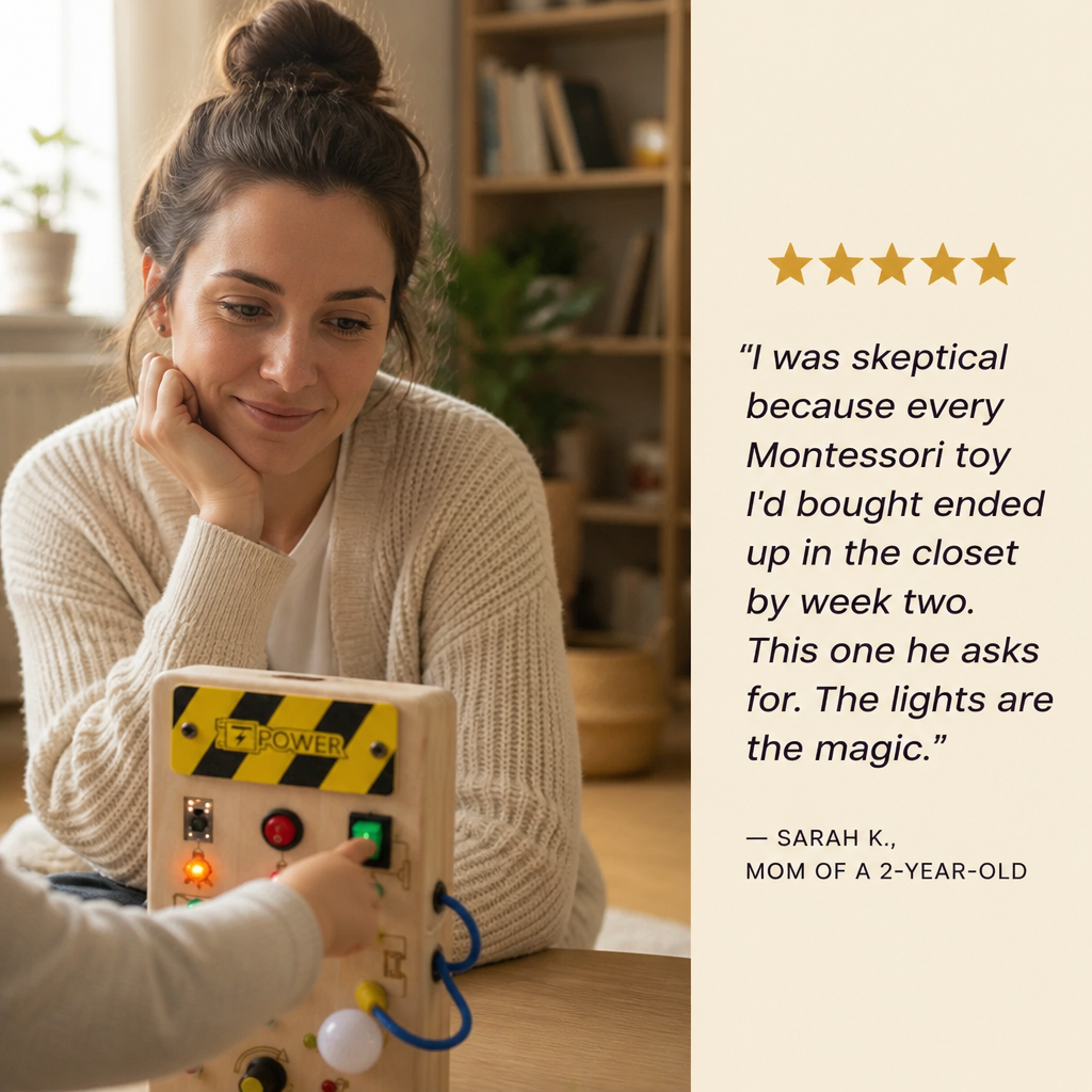 SparkJoy™ — Trade the Phone Tantrum for 30 Minutes of Quiet Play