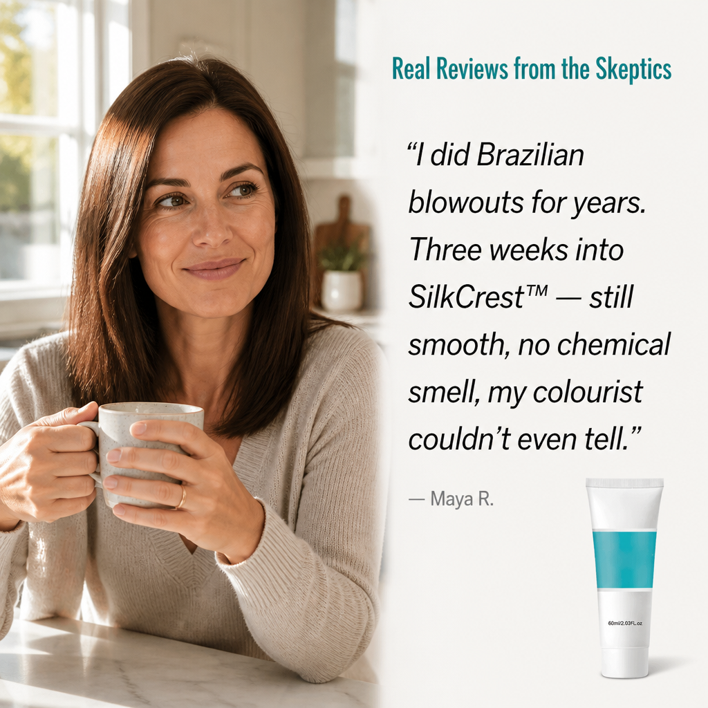 SilkCrest™ — Smooth Out Frizz in 3 Minutes, Skip the $300 Salon Trip