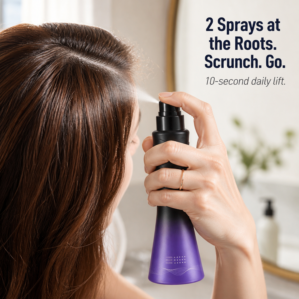 Volaire™ — Spritz Lift Into Flat, Day-Two Hair Without the Sticky Crunch
