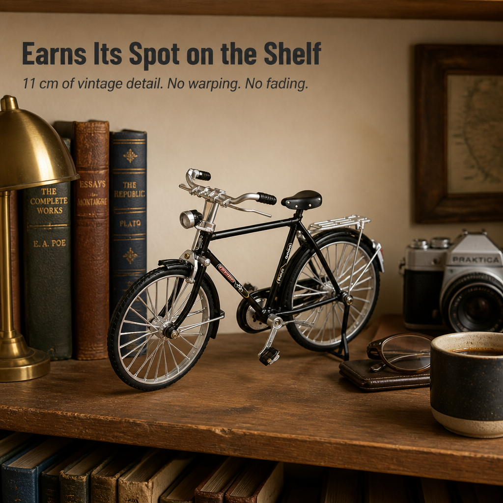 RetroMotive™ — Build a Working 1:10 Vintage Bicycle From 51 Alloy Pieces
