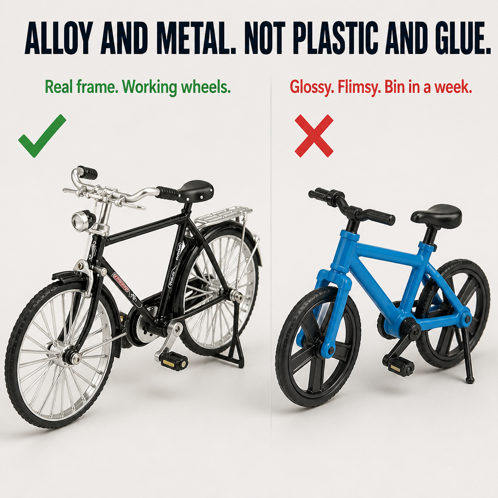 RetroMotive™ — Build a Working 1:10 Vintage Bicycle From 51 Alloy Pieces